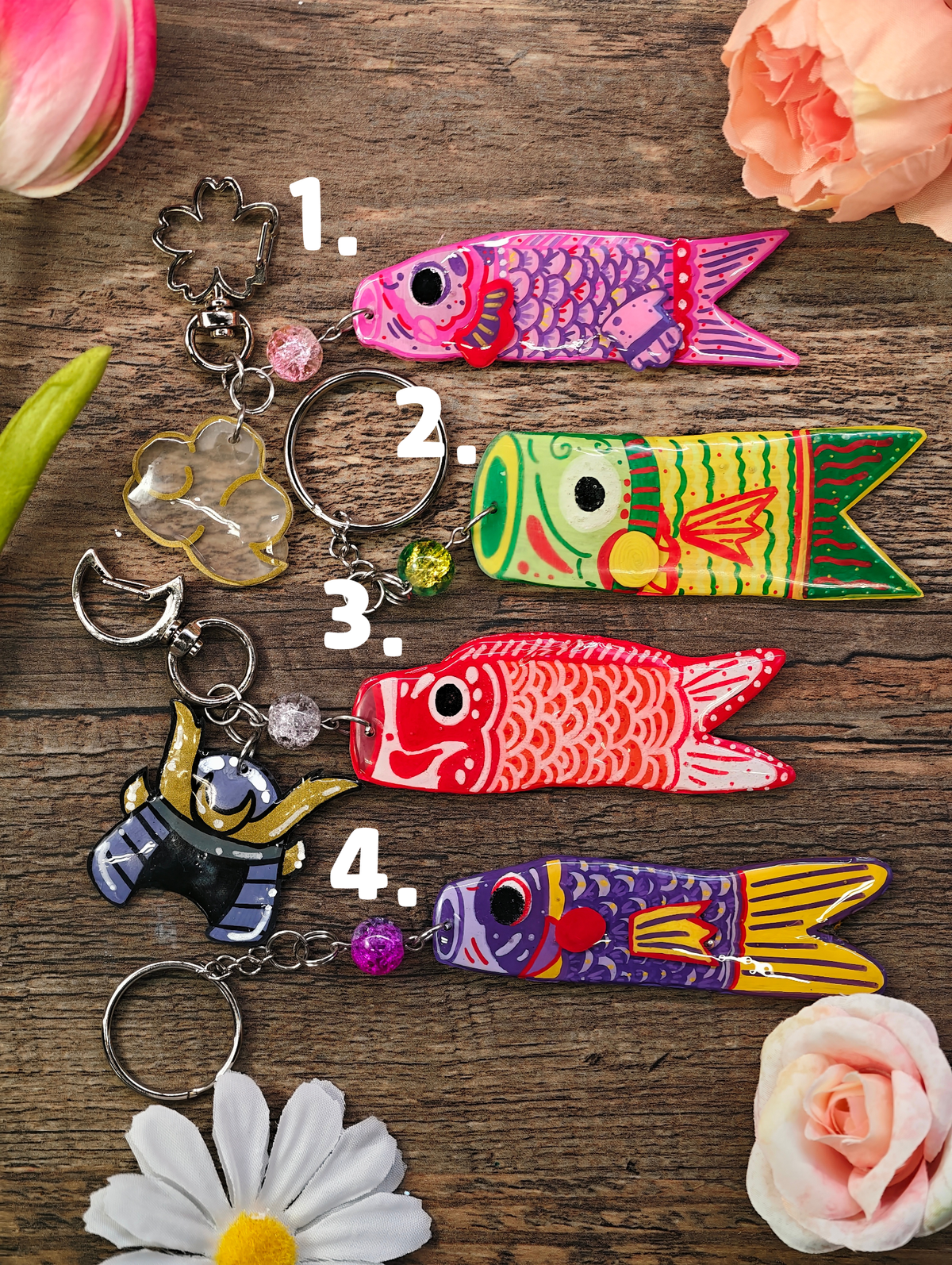 Koinobori Keychain